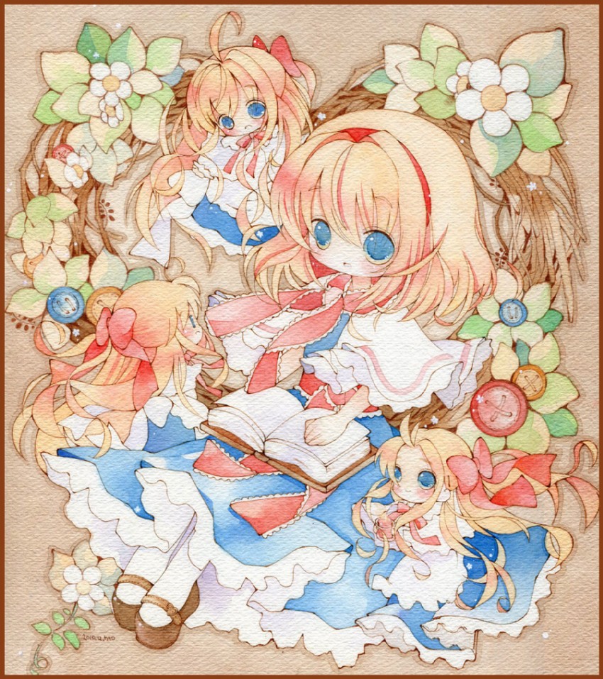 alice margatroid and shanghai doll (touhou) drawn by haneo_(hao)