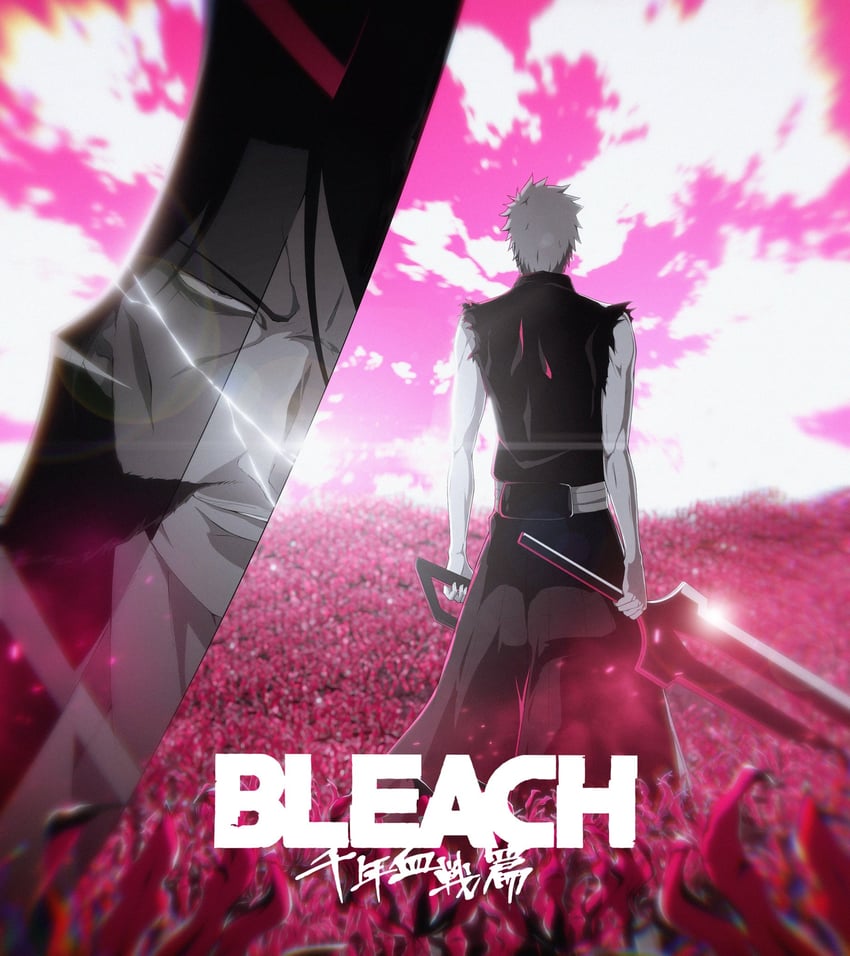 kurosaki ichigo and yhwach (bleach and 1 more) drawn by 7l6cup9yzr1xu7d