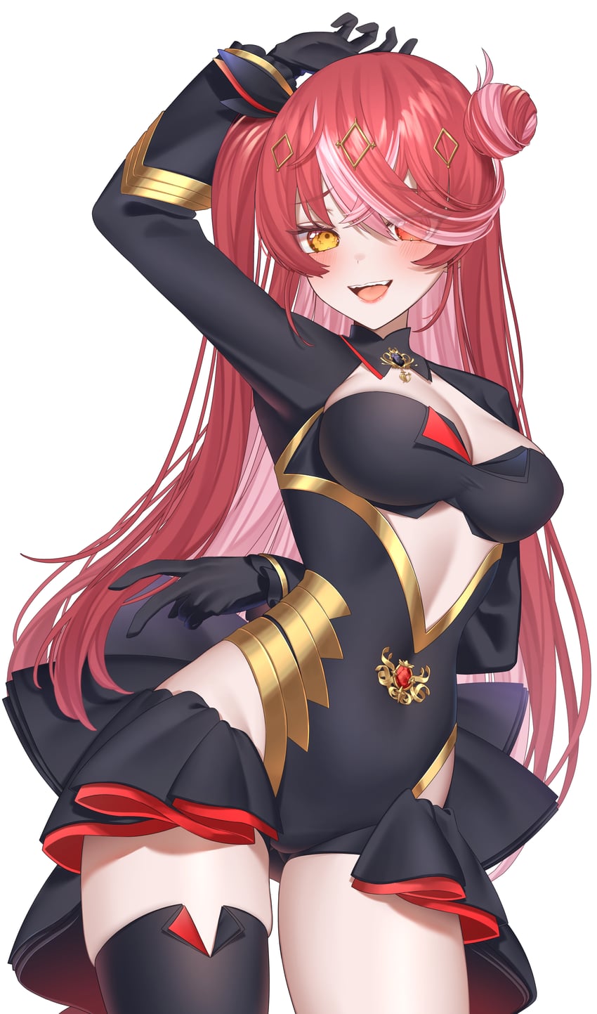 houshou marine (hololive and 1 more) drawn by mui_maru