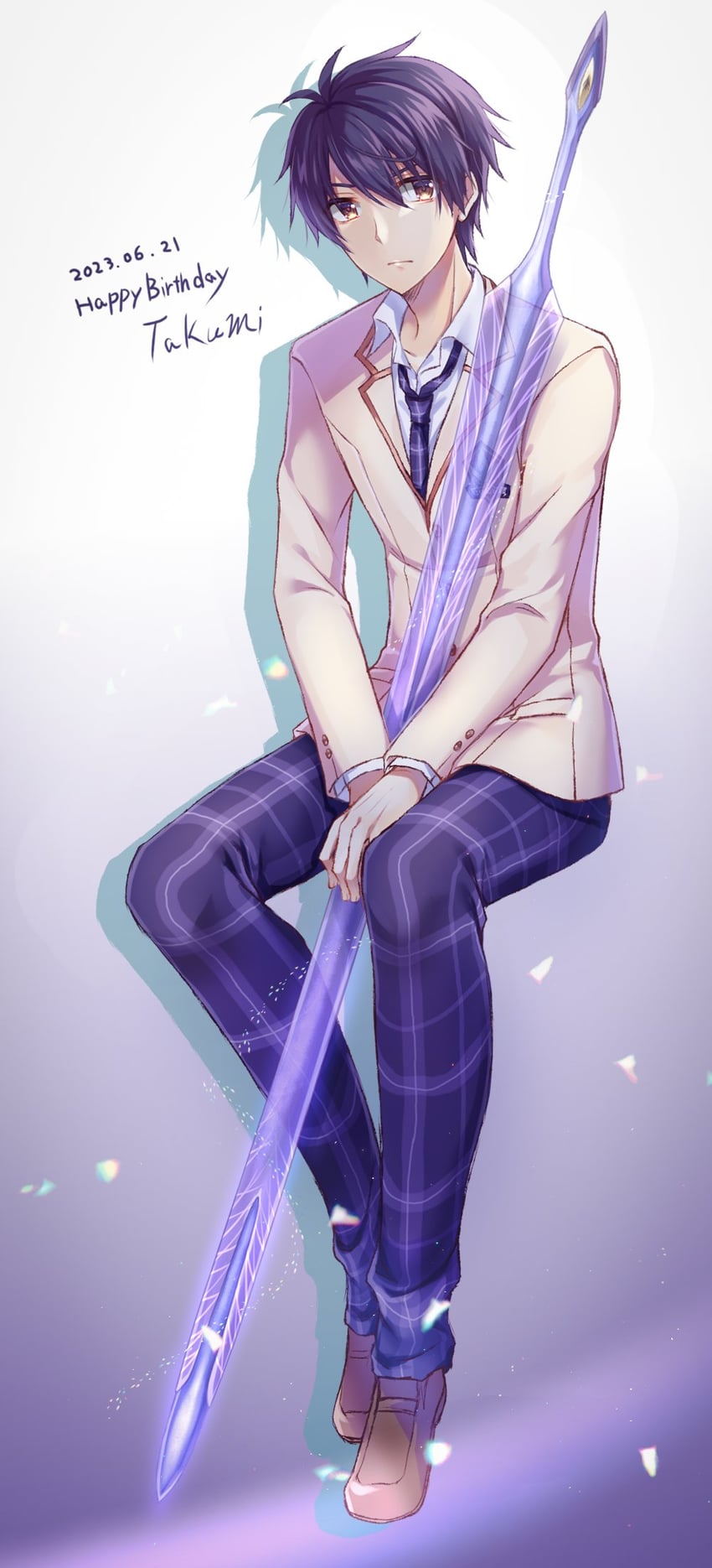 nishijou takumi (science adventure and 1 more) drawn by nishijou_myu
