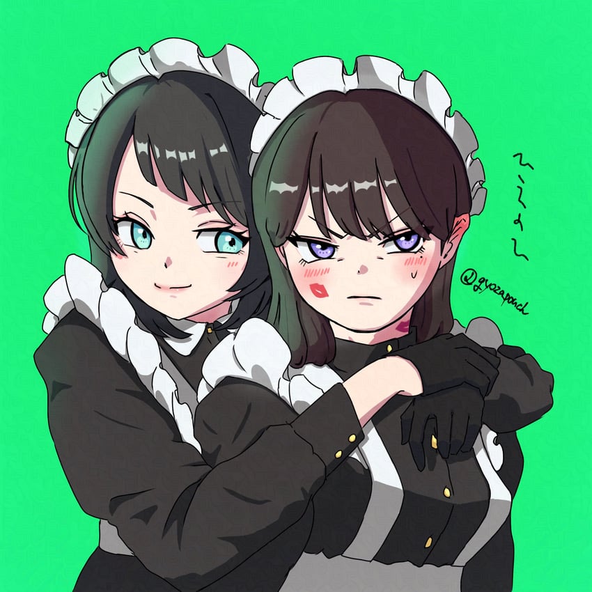 shiina taki and yahata umiri (bang dream! and 1 more) drawn by gyozapouch