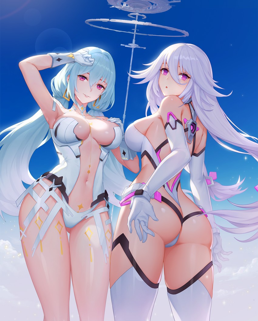 reina and werfen (sky diver xipuria) drawn by gu_tao