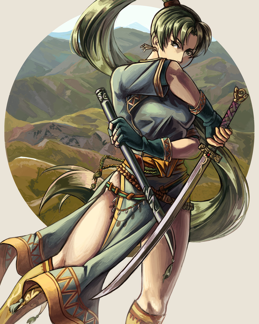 lyn (fire emblem and 1 more) drawn by nayuun_art