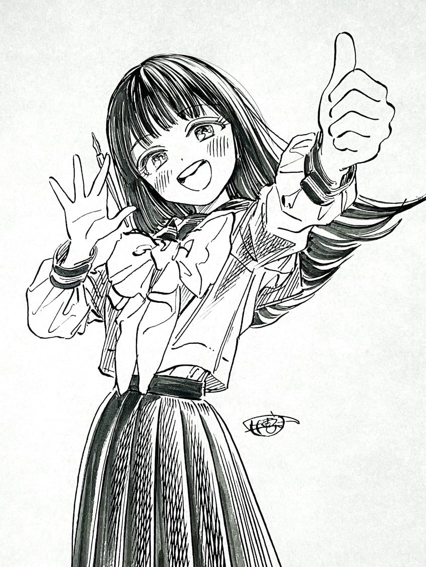akebi komichi (akebi-chan no serafuku) drawn by hiro_(dismaless)