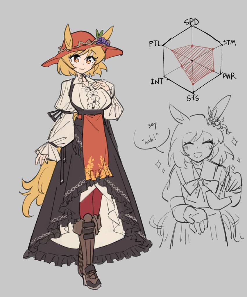 aki minoriko (touhou and 1 more) drawn by kaibootsu