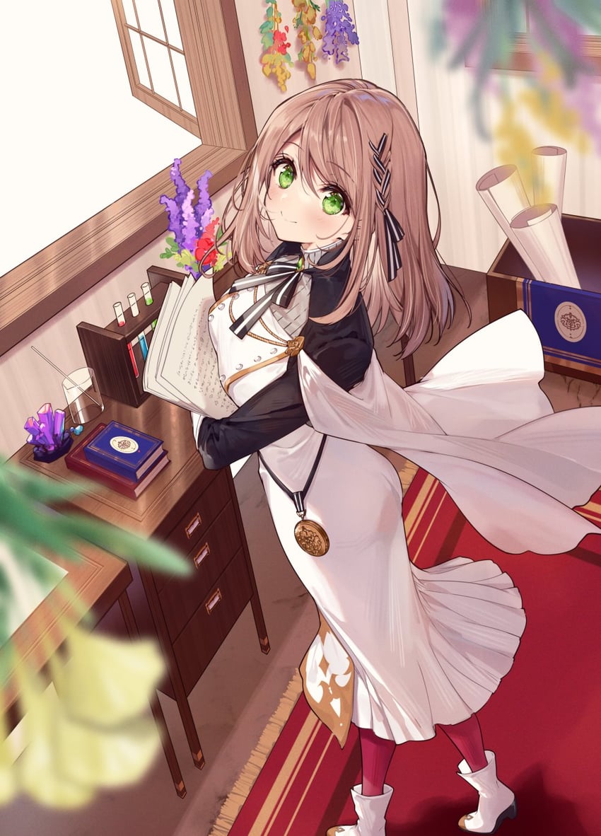 noel springfield (black madougushi guild wo tsuihousareta watashi oukyuu majutsushi toshite hirowareru) drawn by necomi