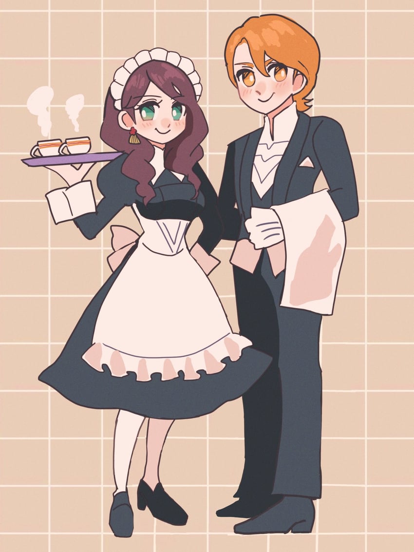 dorothea arnault and ferdinand von aegir (fire emblem and 1 more) drawn by chimney_(chimney0311)