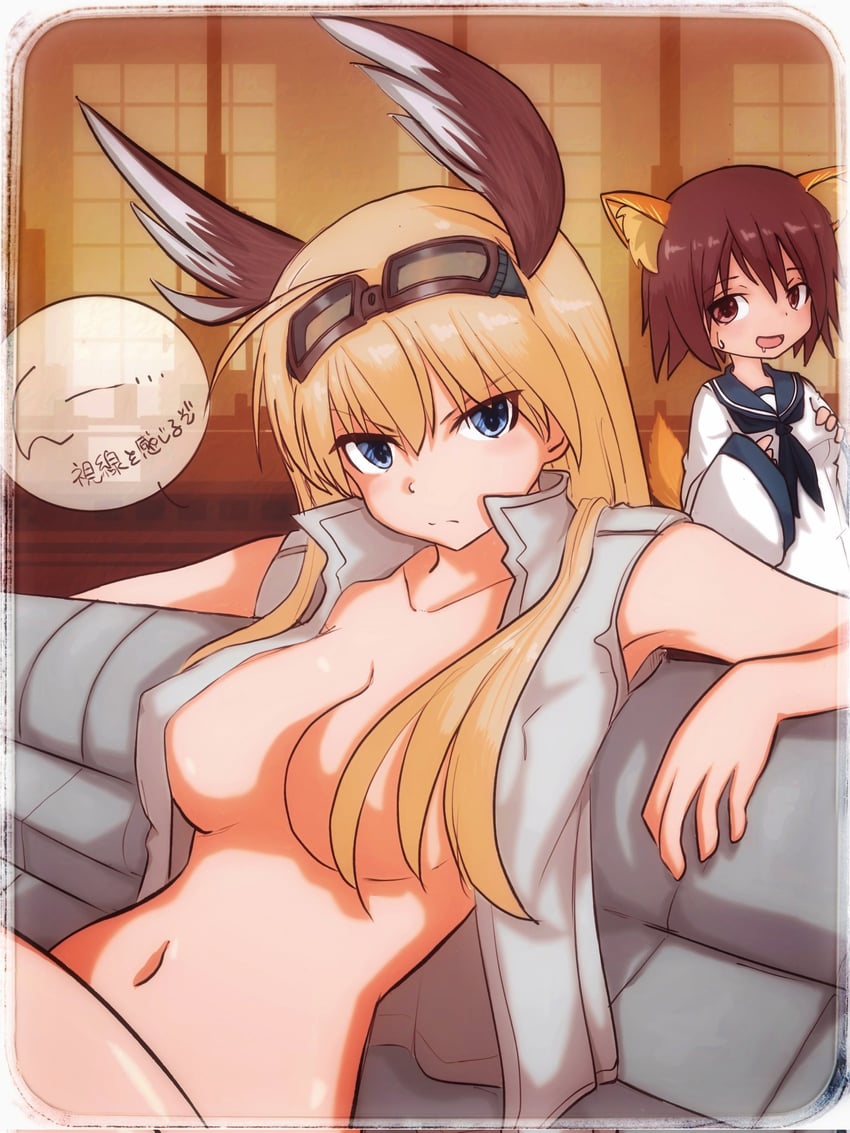 miyafuji yoshika and hanna-justina marseille (world witches series and 2 more) drawn by nemuri_nezumi