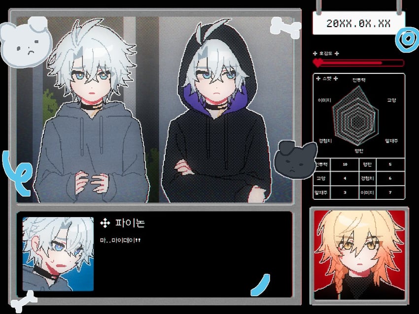 phainon, mydei, and flame reaver of the deepest dark (honkai and 1 more) drawn by pin3909