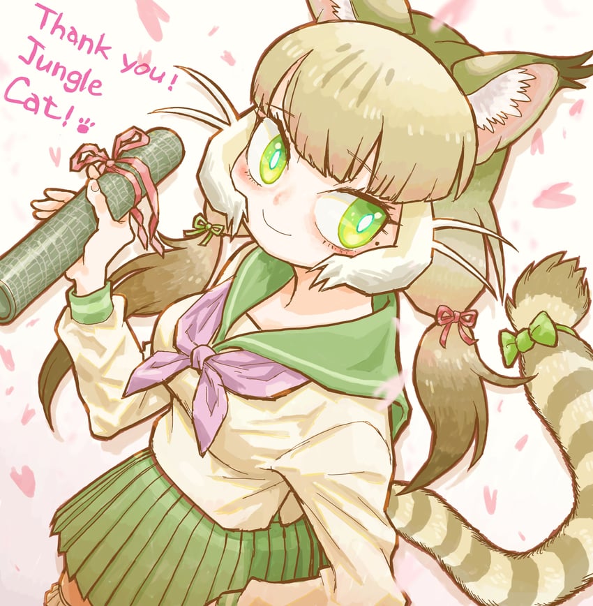 jungle cat (kemono friends and 1 more) drawn by bara_bara_(pop_pop)