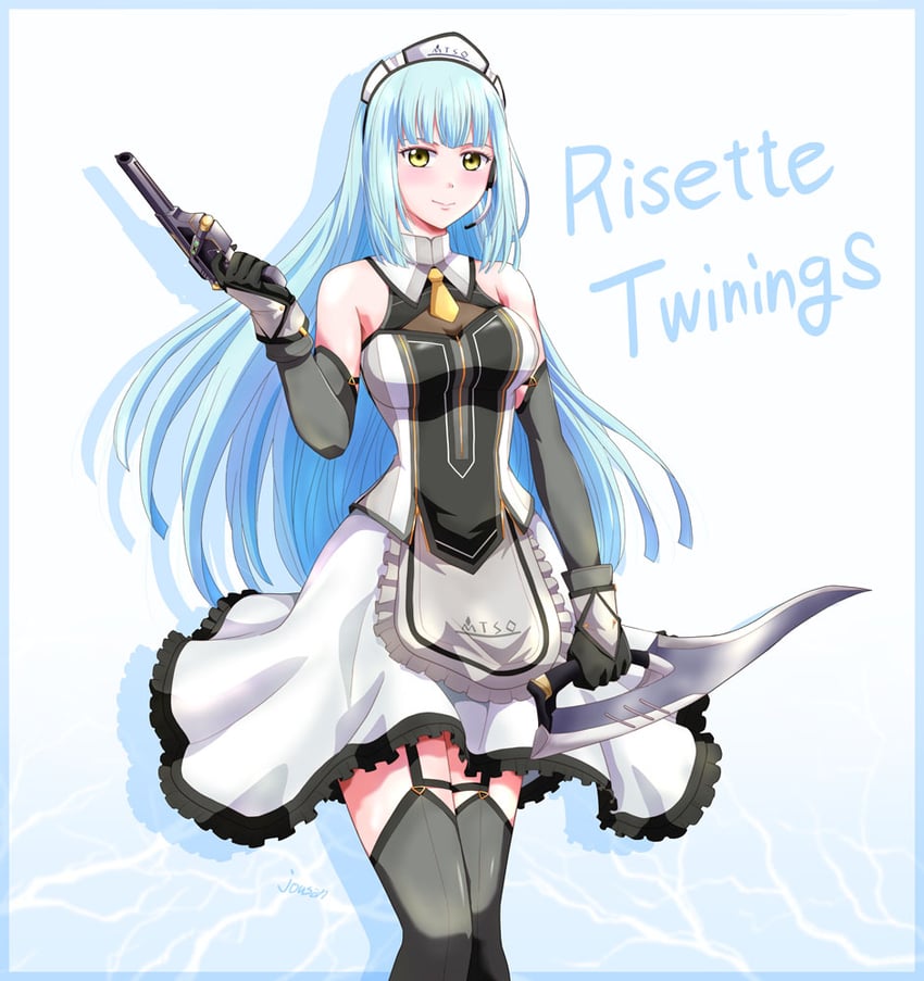 risette twinings (eiyuu densetsu and 2 more) drawn by xiacheng_tatsuya