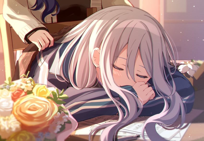 asahina mafuyu and yoisaki kanade (project sekai) drawn by kashimi_(mint_ui)