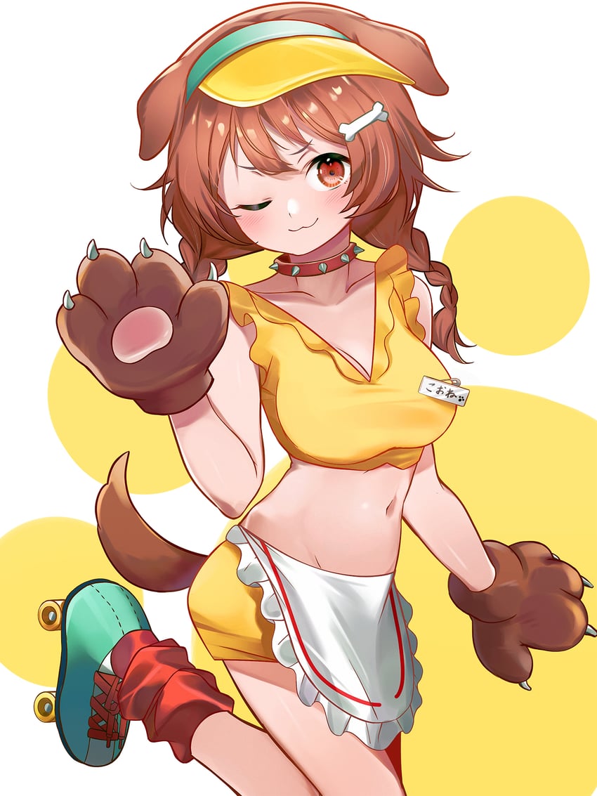 inugami korone (hololive and 1 more) drawn by hiroikara_(smhong04)