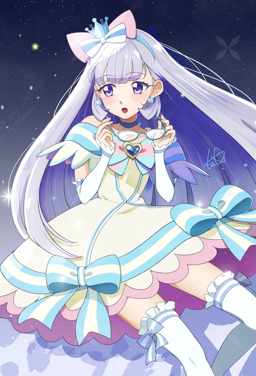 nekoyashiki yuki and cure nyammy (precure and 1 more) drawn by europa_715