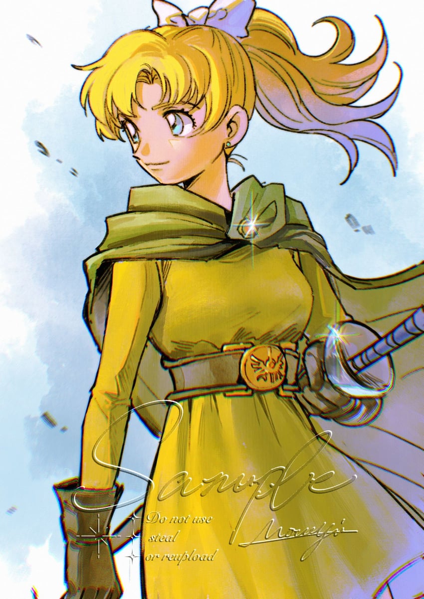 princess of samantoria (dragon quest and 1 more) drawn by mouyi