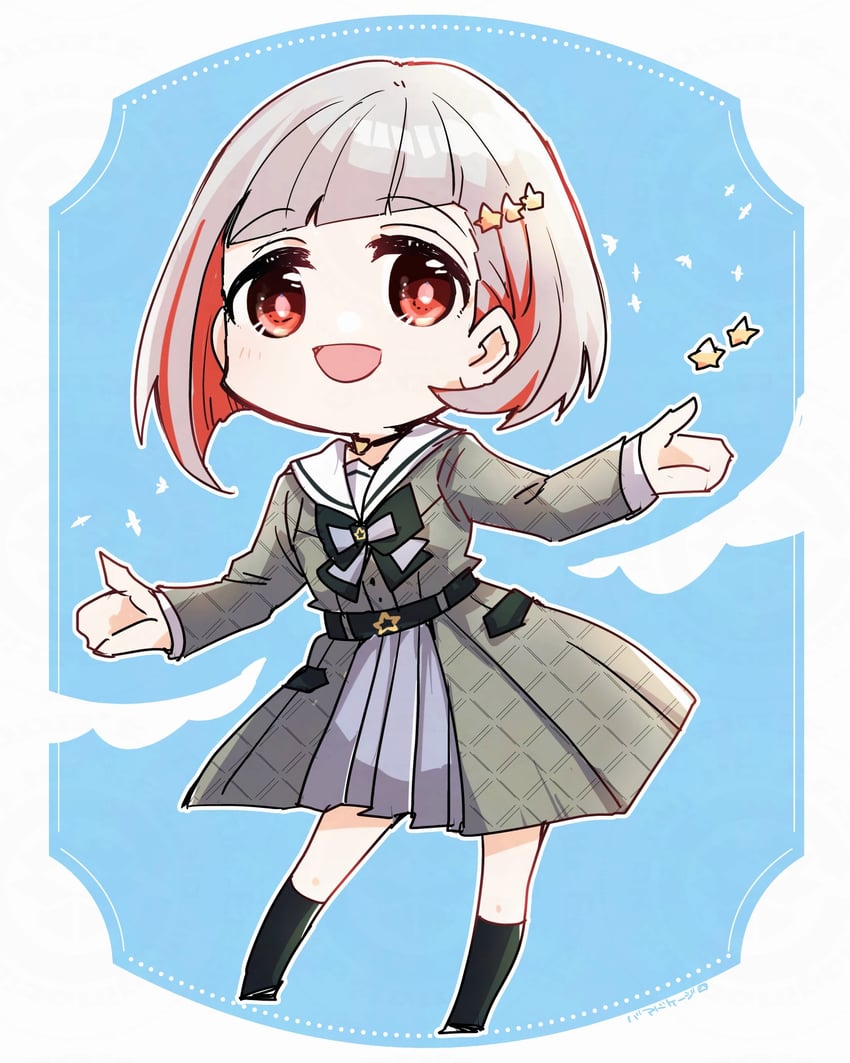 yugiri tsuzuri (love live! and 1 more) drawn by kanduki_kamibukuro
