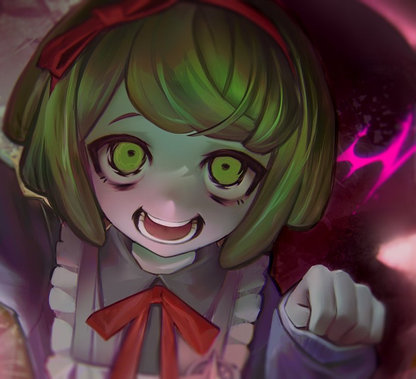 towa monaca (danganronpa and 1 more) drawn by v1v404