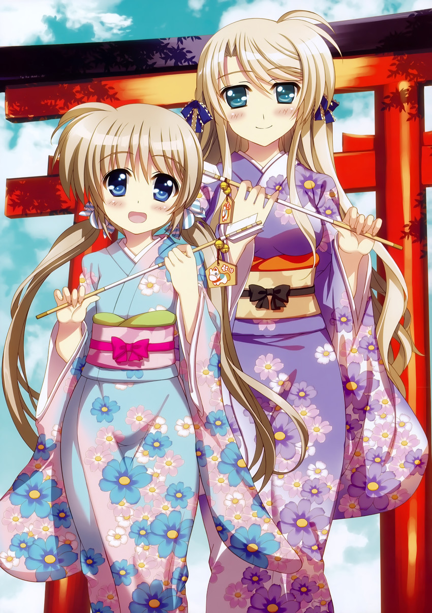 corona timir and viktoria dahlgrun (lyrical nanoha and 1 more) drawn by fujima_takuya
