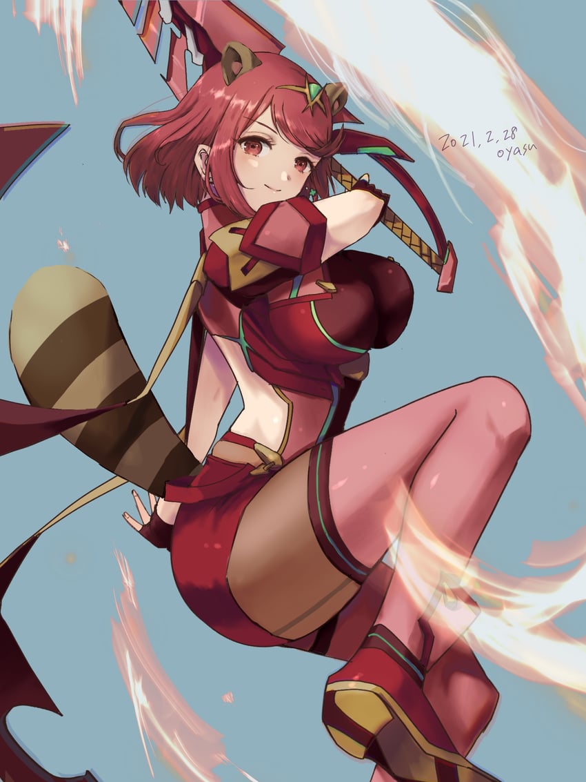 pyra (mario and 3 more) drawn by yamamori_kinako