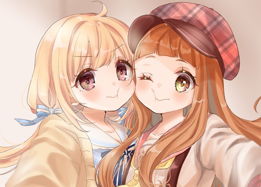 futaba anzu and ichihara nina (idolmaster and 1 more) drawn by rino_cnc