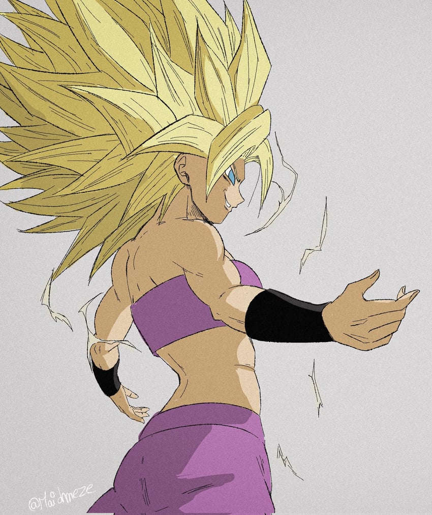 caulifla (dragon ball and 1 more) drawn by maiohneze