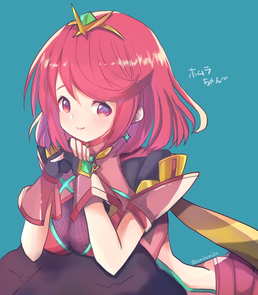 pyra (xenoblade chronicles and 1 more) drawn by marekamico
