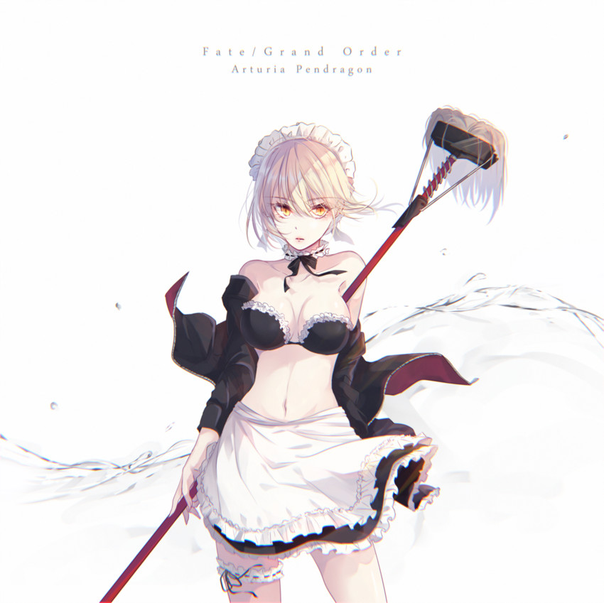 artoria pendragon and saber alter (fate and 1 more) drawn by mokoppe