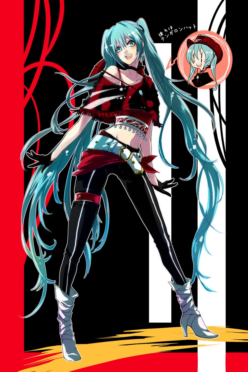 hatsune miku and cola miku (vocaloid) drawn by kazusa_(artist-k)