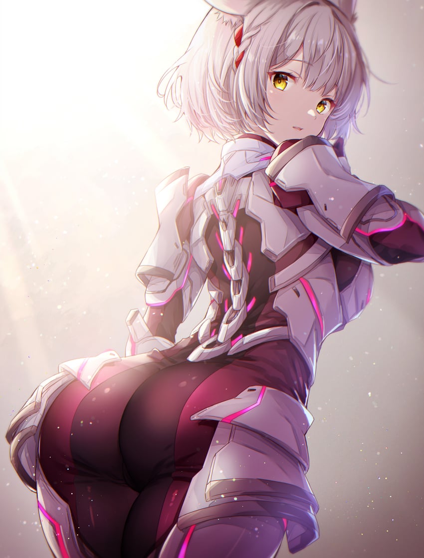 mio and m (xenoblade chronicles and 1 more) drawn by ui_frara