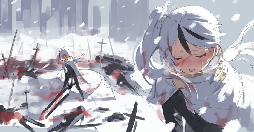 yan vismok (project moon and 1 more) drawn by maratang