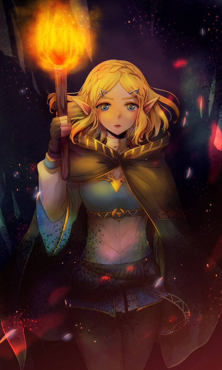 princess zelda (the legend of zelda and 1 more) drawn by apririnn