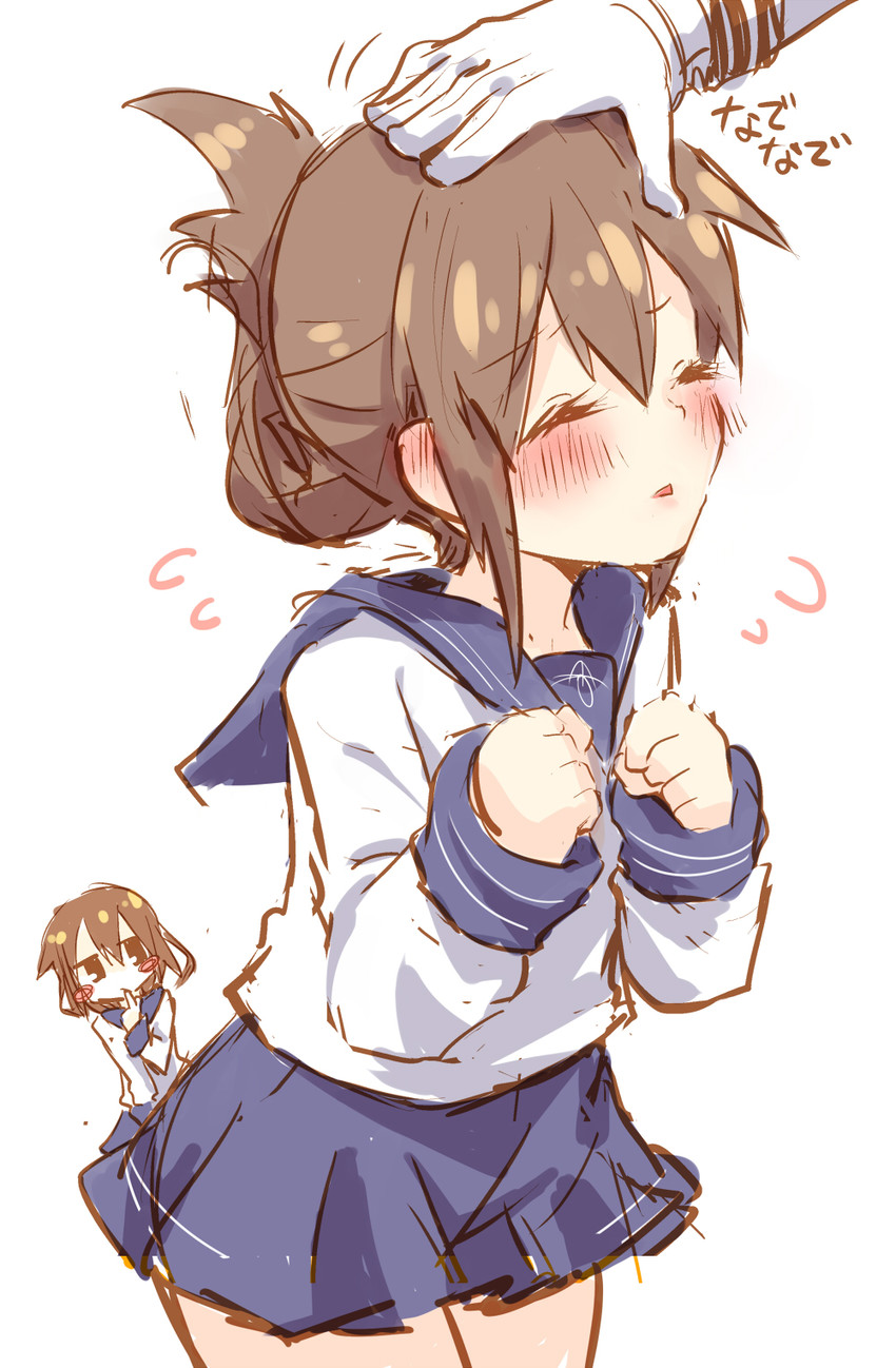 admiral, inazuma, and ikazuchi (kantai collection) drawn by ayakashi_(monkeypanch)