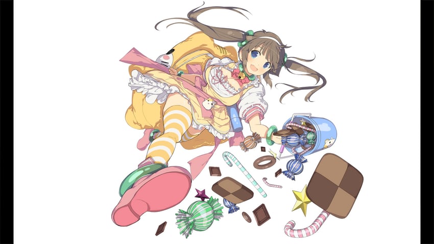 minori (senran kagura and 1 more) drawn by yaegashi_nan