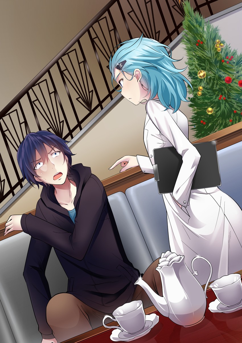 lieserl albert einstein and welt joyce (honkai and 1 more) drawn by fei_luo_mao