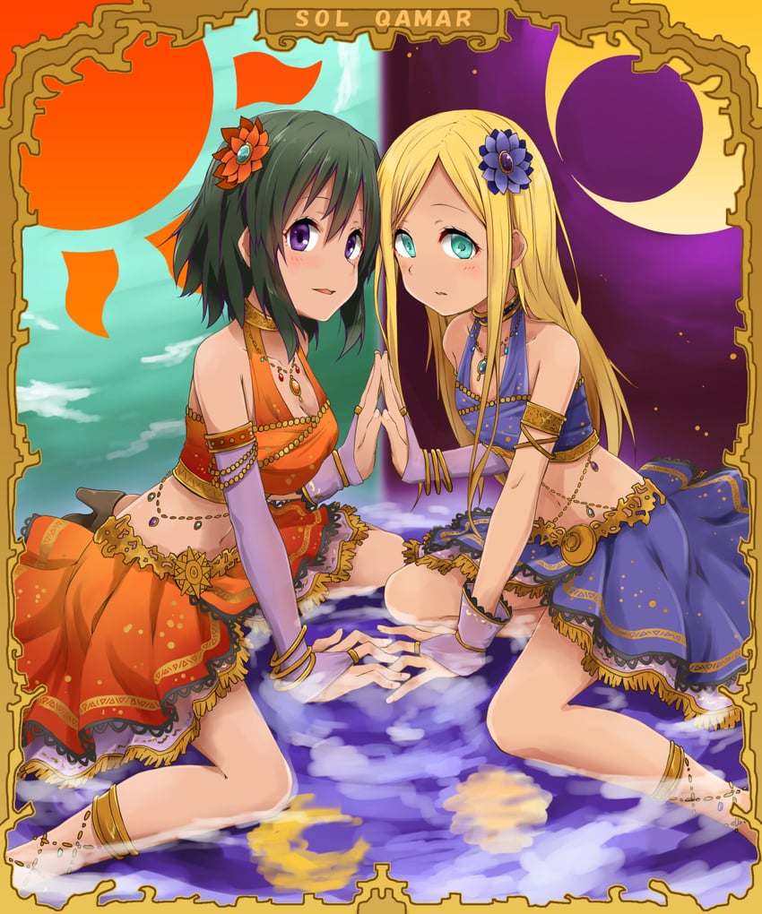 natalia and layla (idolmaster and 1 more) drawn by kagiana
