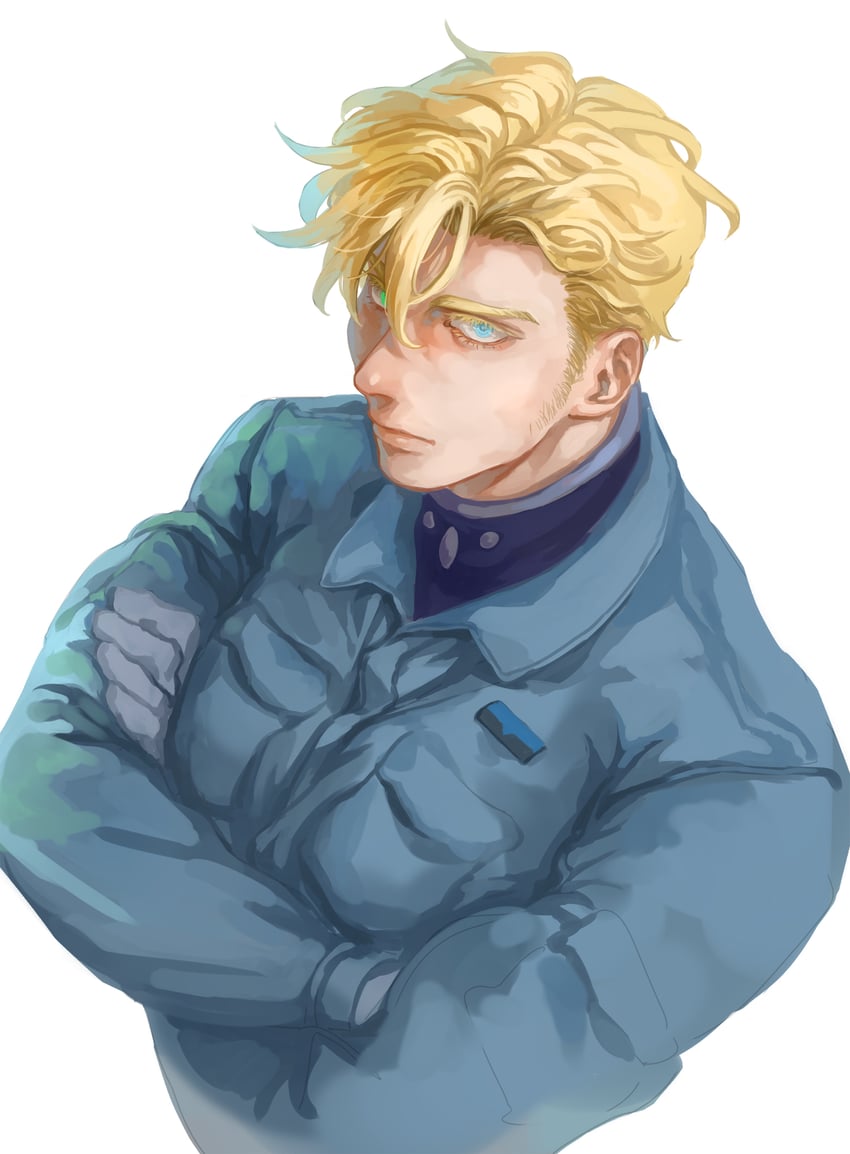 lewis smith (yuuki bakuhatsu bang bravern) drawn by jo_(joonogbana)