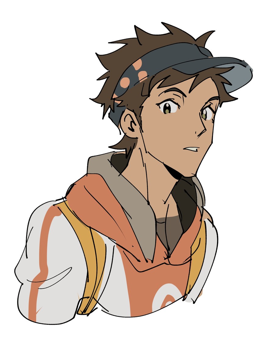 male protagonist (pokemon and 1 more) drawn by kendy_(revolocities)