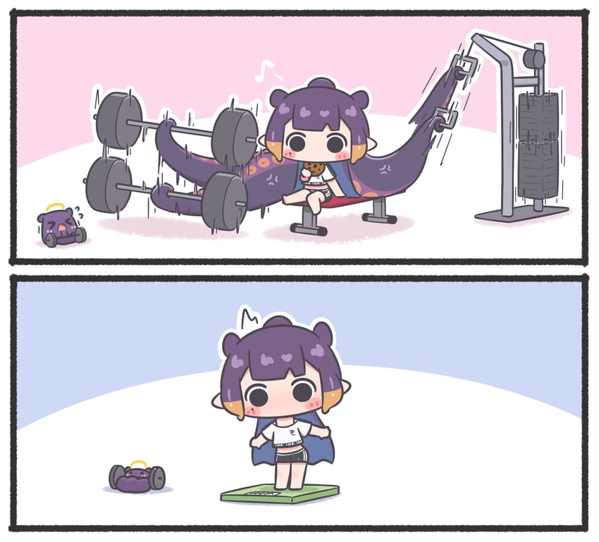 ninomae ina'nis and takodachi (hololive and 1 more) drawn by mpien