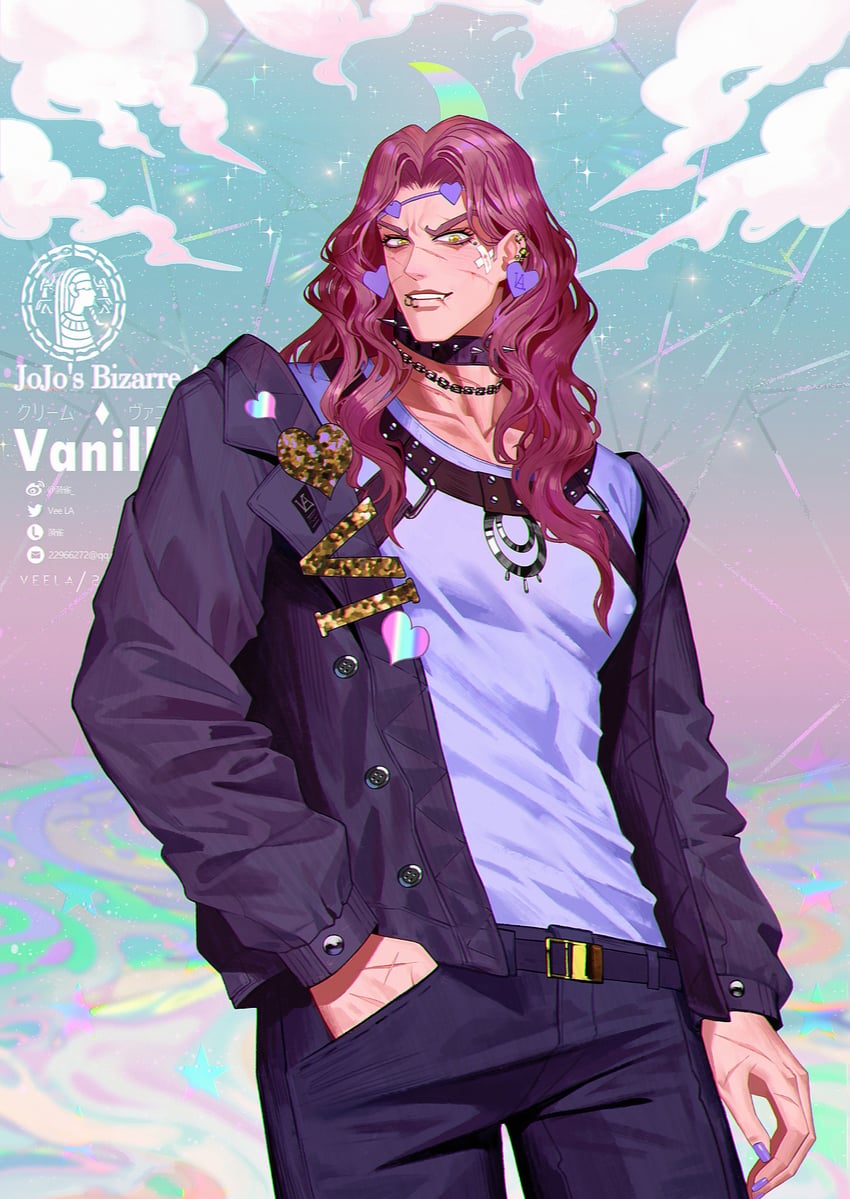 vanilla ice (jojo no kimyou na bouken and 1 more) drawn by veela