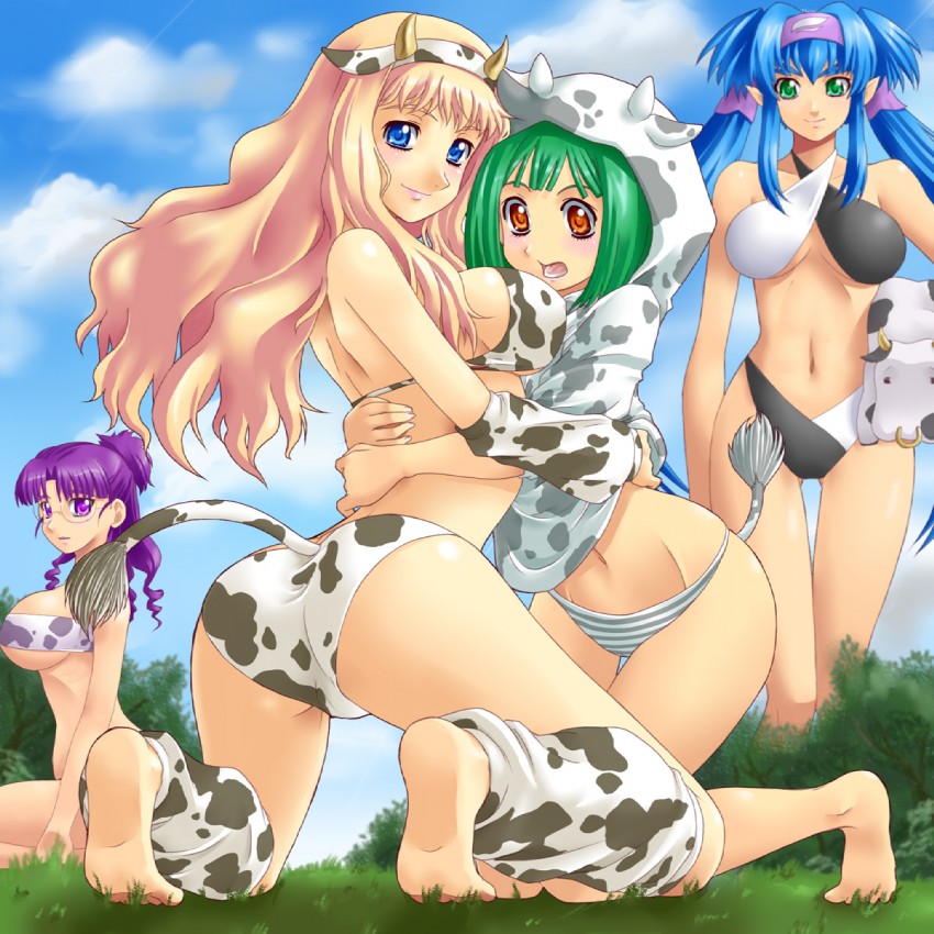 sheryl nome, ranka lee, klan klein, and matsuura nanase (macross and 1 more) drawn by yaso_shigeru