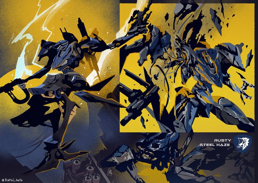 steel haze (armored core and 1 more) drawn by kuroihato
