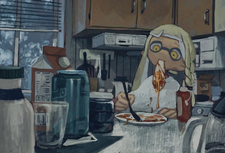 inkling player character, inkling girl, and veronika (splatoon and 1 more) drawn by dr_mice