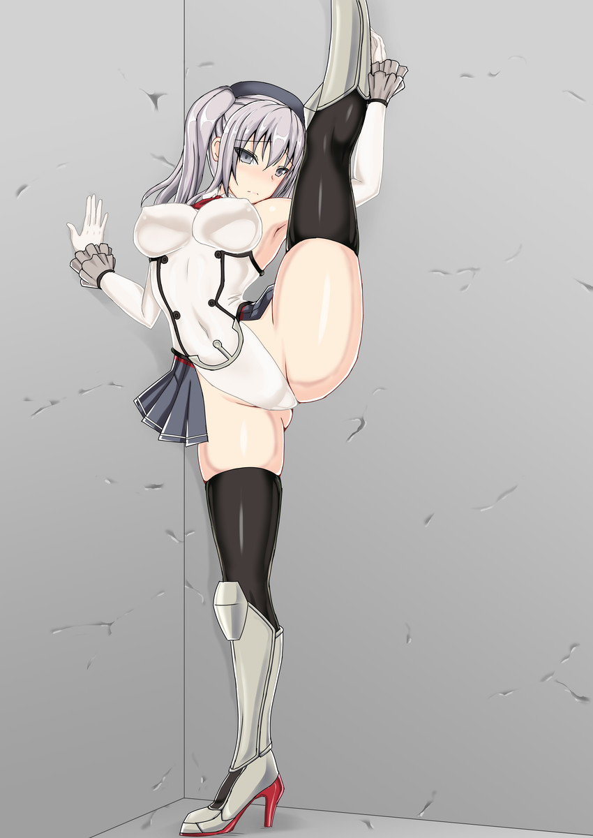 kashima (kantai collection and 1 more) drawn by fuuki_(misty_wind)