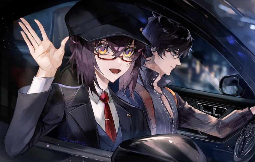 yamato takeru and miyamoto iori (fate and 2 more) drawn by shitakuray