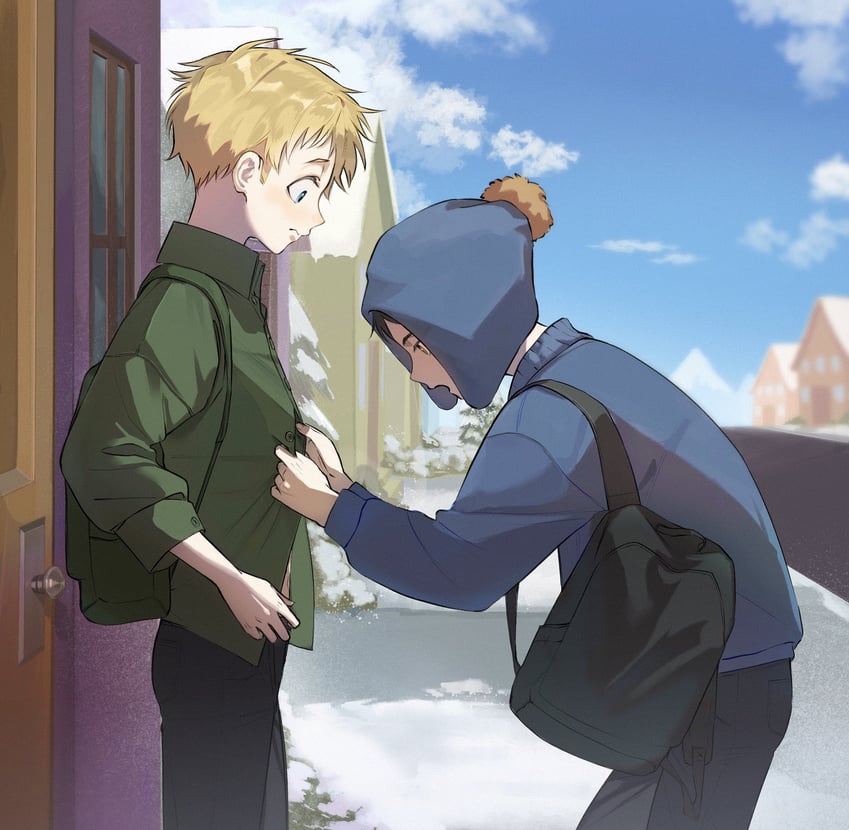 craig tucker and tweek tweak (south park) drawn by wsf_8789