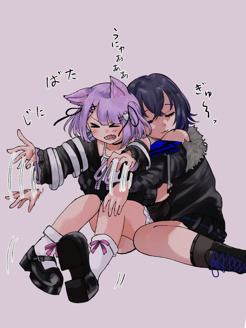 ichinose uruha and shinomiya runa (vspo!) drawn by kou_hei_(takasr_kou)