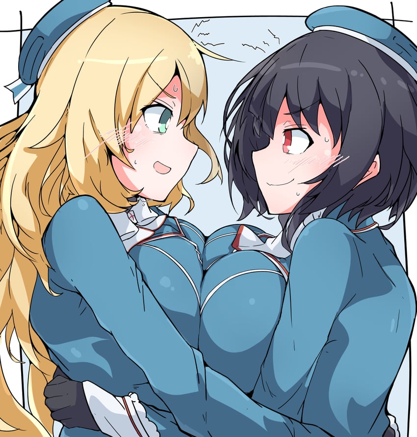 atago and takao (kantai collection) drawn by nejirehifumi