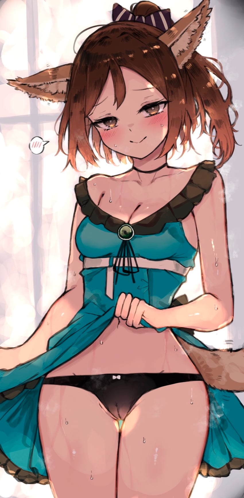 perfumer and podenco (arknights) drawn by kyuu_(plastic_night_q)