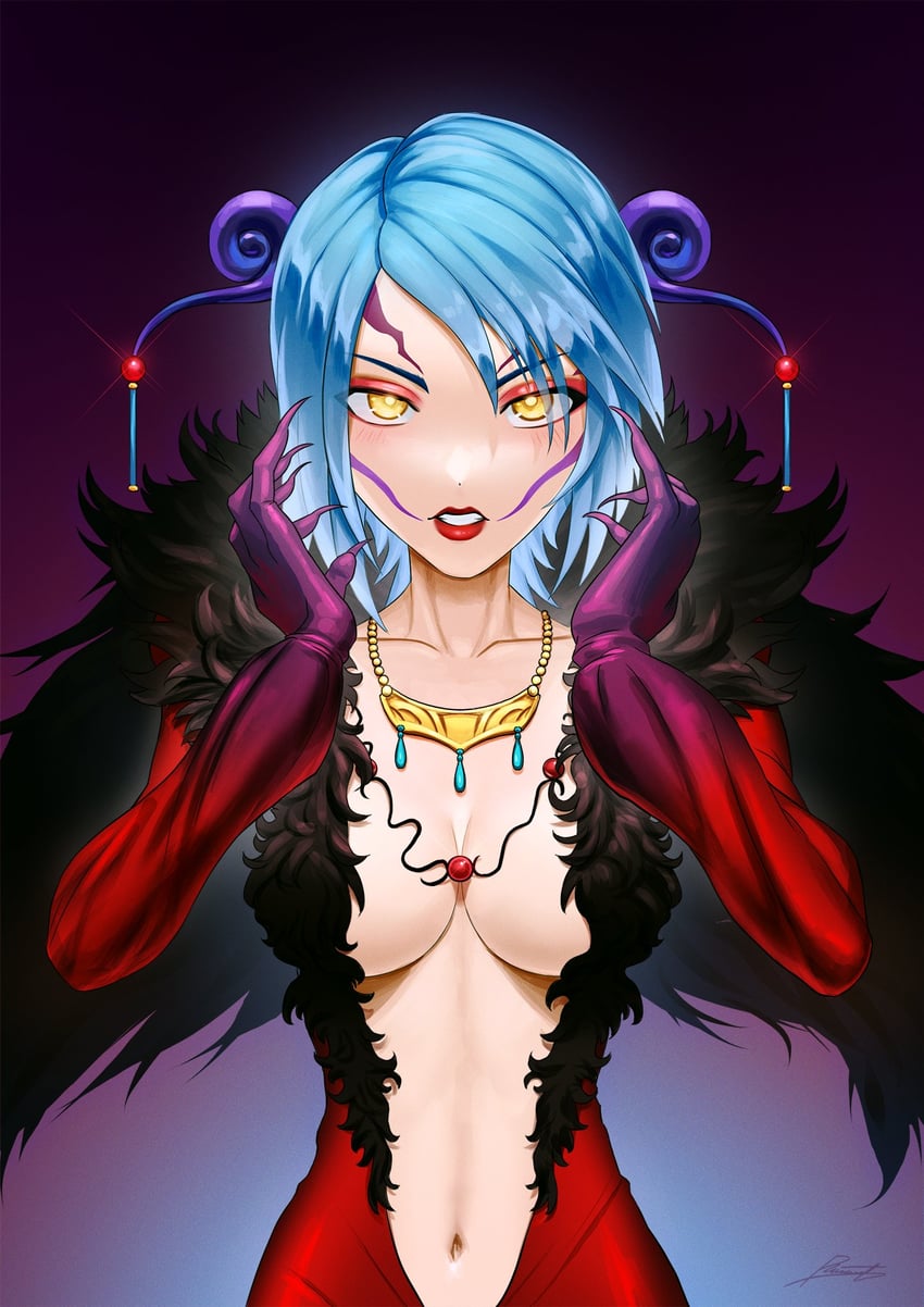 aqua and ultimecia (final fantasy and 2 more) drawn by revenantart