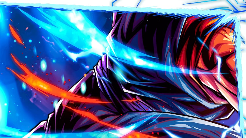 vegetto (dragon ball and 1 more) drawn by ricoxhetgfx